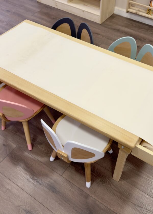 Ahşap Oyun Masası ve Sandalye Seti - Görsel 3