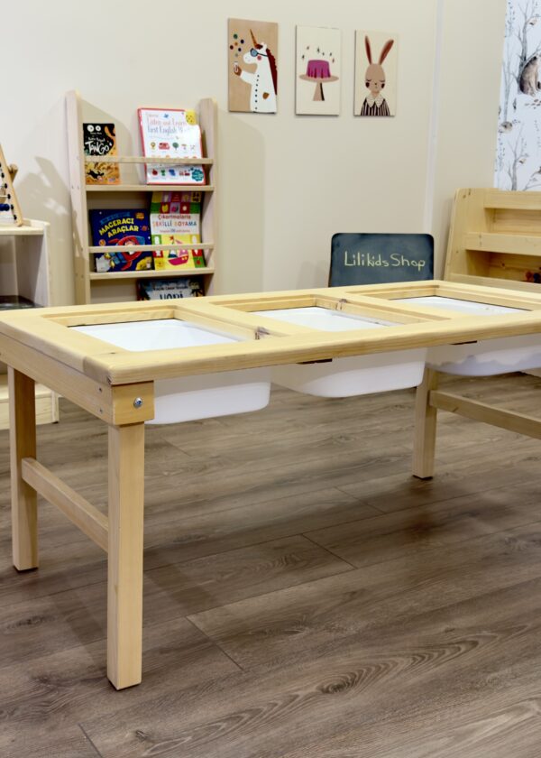 Ahşap Oyun Masası ve Sandalye Seti - Görsel 6