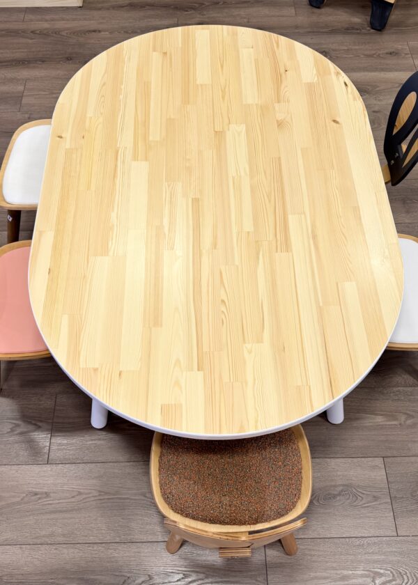 Doğal Ahşap Anaokulu Masası - Görsel 3