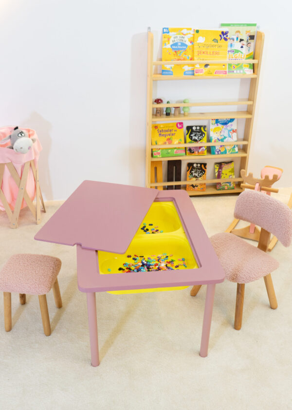 Pembe Aktivite Masa Seti - Görsel 5