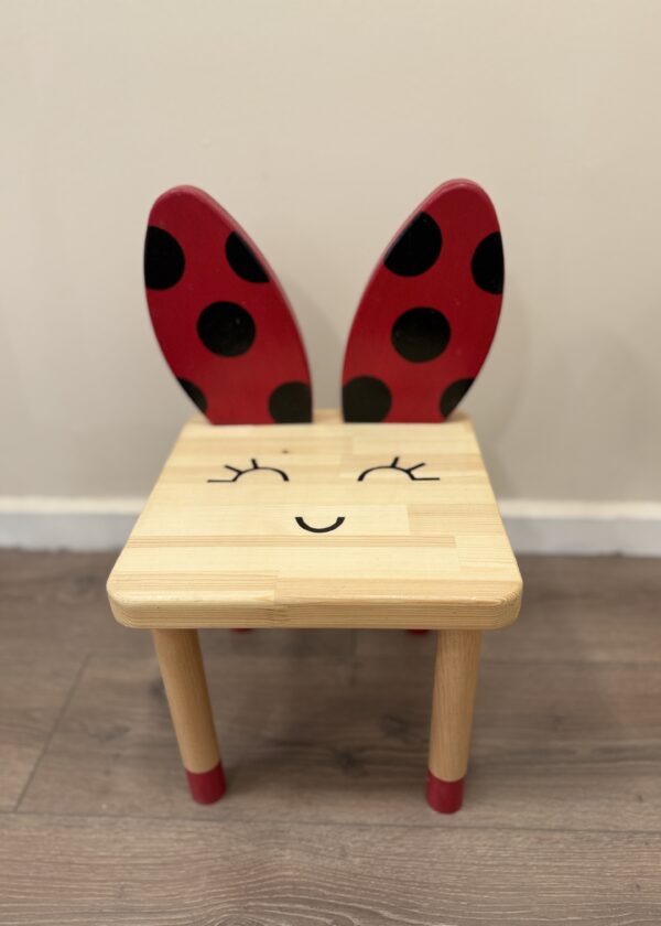 Lilikids El Boyaması Ahşap Çocuk Sandalyesi - Görsel 3