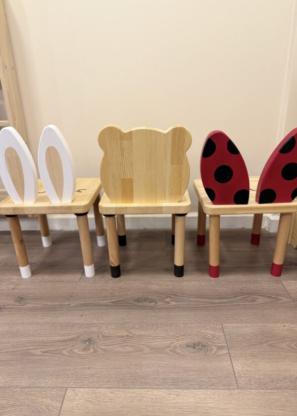 Lilikids El Boyaması Ahşap Çocuk Sandalyesi - Görsel 7