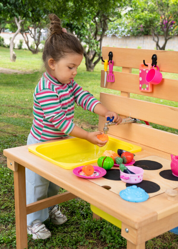 Ahşap Çamur Mutfağı | Dış Mekan Duyusal Oyun Mutfağı | Lilikids Shop - Görsel 5