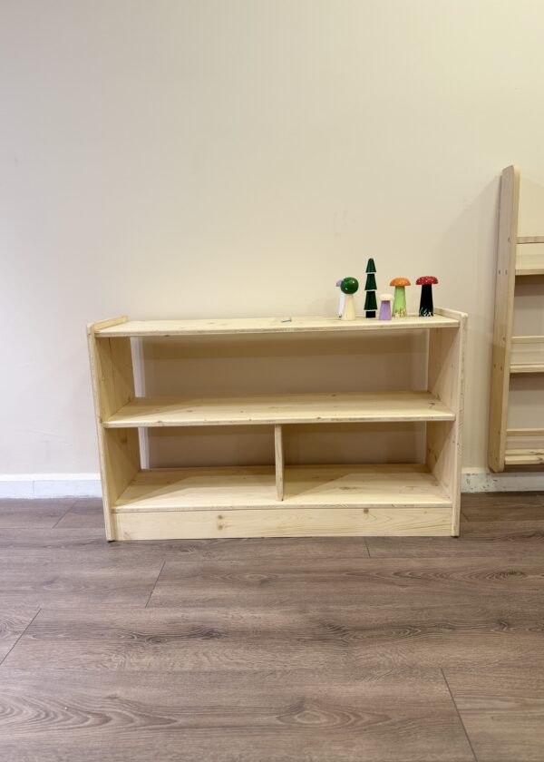 Montessori Ahşap Çocuk Kitaplığı – 90x30x58 cm - Görsel 5