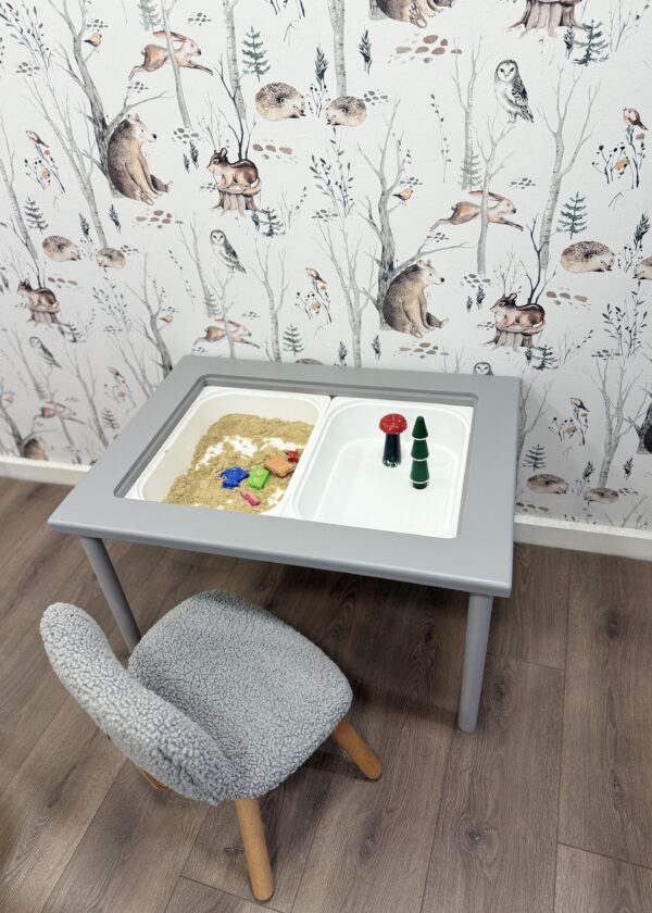 Gri Ahşap Aktivite Masası - Görsel 6