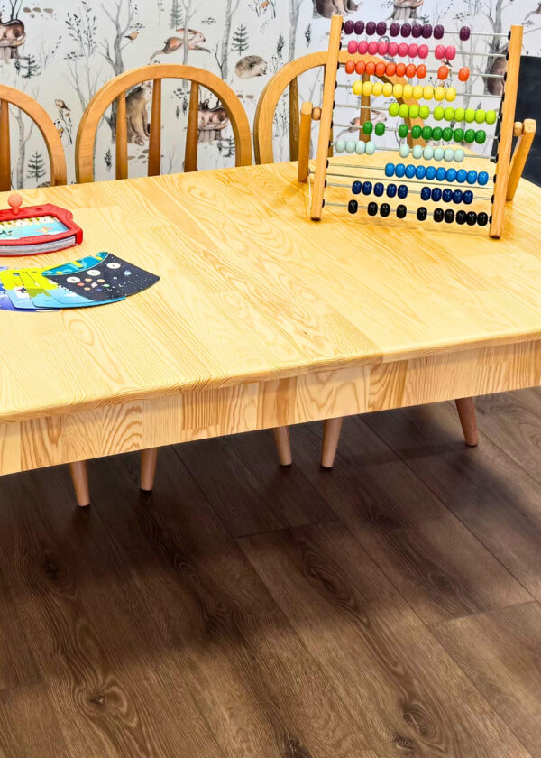 16 Kişilik Anaokulu Sınıf Seti | Masif Çam Amerikan Sandalye Montessori | Lilikids Shop - Görsel 3