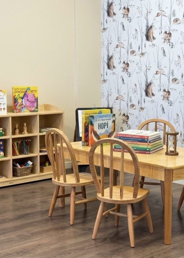 Anaokulu masası koleksiyonu masif ahşap kayın kontraplak kreş oyun atölyesi - Lilikids Shop
