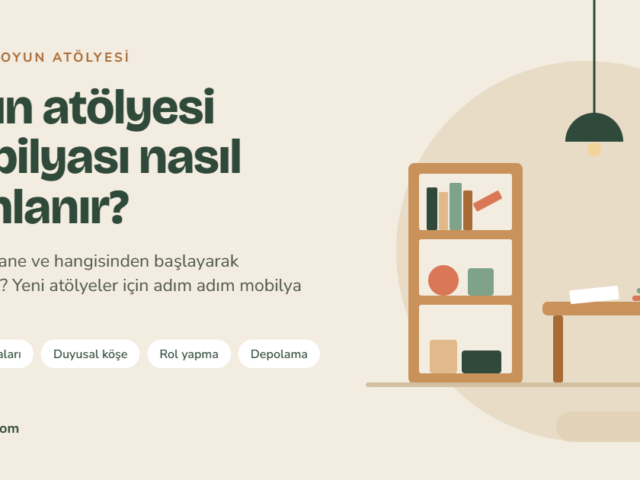 Oyun atölyesi mobilyası planlama masif ahşap etkinlik masası duyusal köşe kitaplık botluk - Lilikids Shop