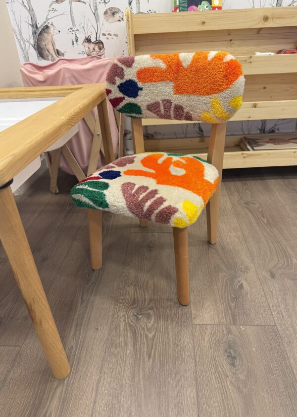 Aktivite Masası ve Tufting Sandalye Seti | Ladin Kayın El Dokuması | Lilikids Shop - Görsel 4